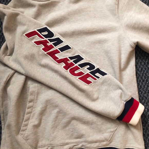 PALACE Split Handle Hoodie Grey Marl. - Picture 2 of 3